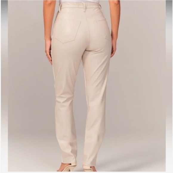 Abercrombie & Fitch The Slim Straight Ultra High Rise Curve Love Size 27 Long - Picture 3 of 9